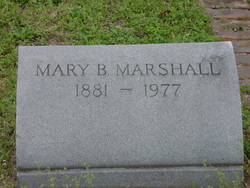 Mary Augusta <I>Barnes</I> Marshall 