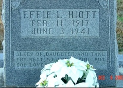 Effie Louise <I>Johns</I> Hiott 