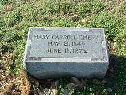 Mary Elizabeth <I>Carroll</I> Emery 