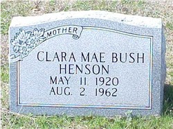 Clara Mae <I>Bush</I> Henson 