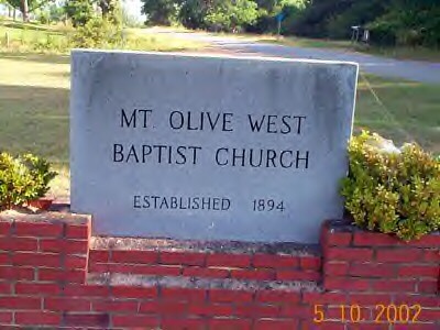 Mount Olive West Baptist Church Cemetery