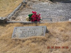 Mary <I>Robey</I> Bagwell 