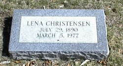 Lena Elizabeth <I>Davis</I> Christensen 
