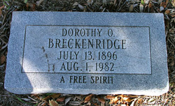 Dorothy Dozier <I>Oppenheimer</I> Breckenridge 