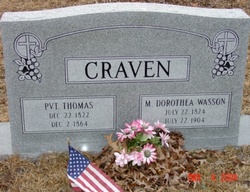 PVT Thomas Craven 