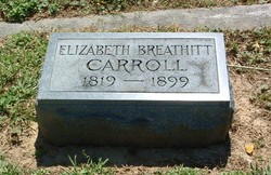 Elizabeth Jane <I>Breathitt</I> Carroll 