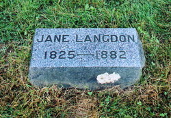 Sarah Jane <I>VanHorn</I> Langdon 