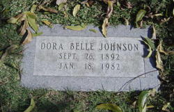 Dora Belle <I>Appling</I> Johnson 