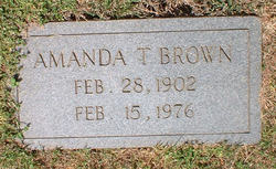 Amanda <I>Thomas</I> Brown 