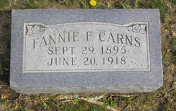 Fannie F <I>Sanders</I> Carns 
