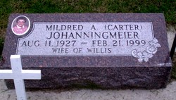 Mildred Arlene <I>Carter</I> Johanningmeier 