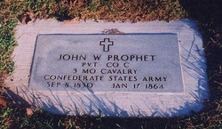 Pvt John Wesley Prophet 