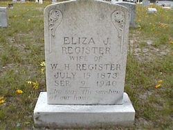 Eliza Jane <I>Lee</I> Register 