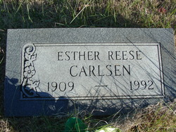 Esther <I>Reese</I> Carlsen 