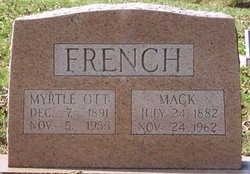 Bessie Myrtle <I>Ott</I> French 
