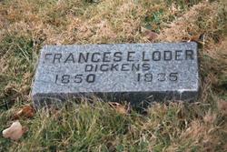 Frances E. <I>Loder</I> Dickens 