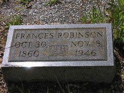 Frances Catherine <I>Jones</I> Robinson 