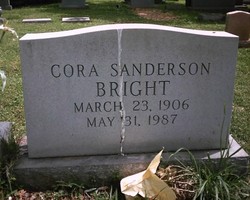 Cora Elisabeth <I>Sanderson</I> Bright 