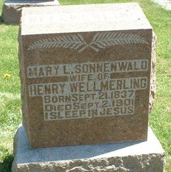 Mary L. <I>Sonnenwald</I> Wellmerling 