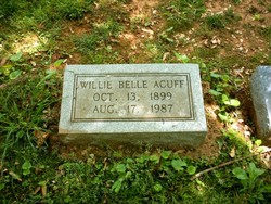 Willie Belle <I>Skinner</I> Acuff 