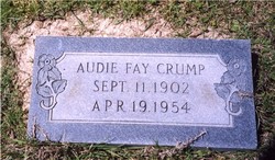 Audie Faye <I>Kirkpatrick</I> Crump 