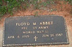 PFC Floyd M. “Bood” Abbet 