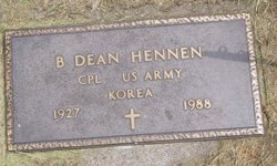 B Dean Hennen 