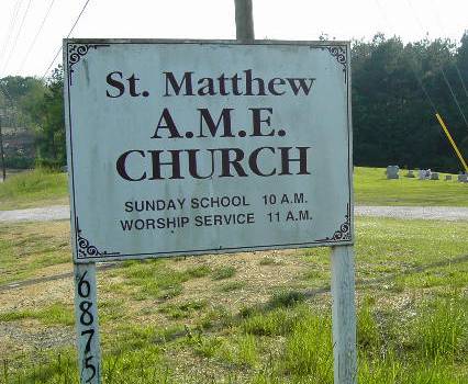 Saint Matthews A.M.E. Church Cemetery