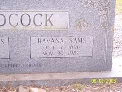 Mamie Ravana <I>Sams</I> Adcock 