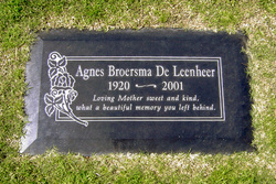 Agnes June <I>Broersma</I> De Leenheer 