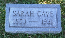 Sarah Elizabeth <I>Satterfield</I> Cave 