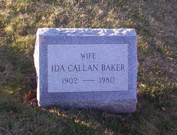 Ida <I>Callan</I> Baker 