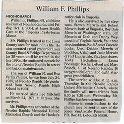 William Fredrick “Bill” Phillips 