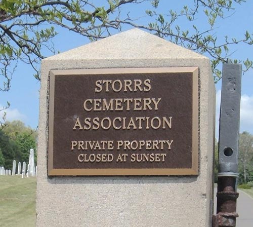 Storrs Cemetery New