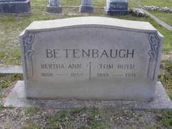 Bertha Ann <I>Bentley</I> Betenbaugh 