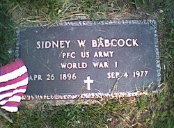 Pvt Sidney Wheeler Babcock 
