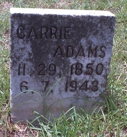 Caroline “Carrie” <I>Beach</I> Adams 