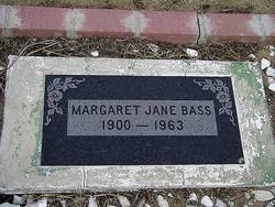Margaret Jane <I>Stewart</I> Bass 