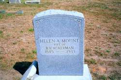 Helen Augusta <I>Mount</I> Ackerman 