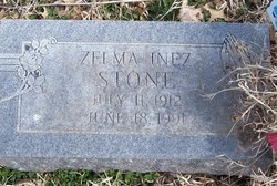 Zelma Inez <I>Wood</I> Stone 