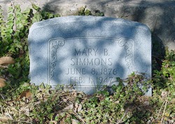 Mary <I>Batson</I> Simmons 