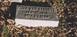 Eliza Ann “Grandma” <I>Lindley</I> Barnett 