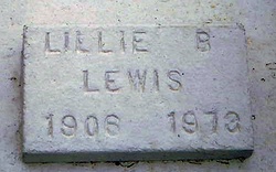 Lillie B Lewis 