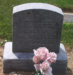 Henrietta <I>Kettler</I> Ahlers 