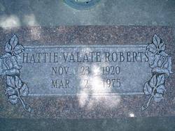 Hattie Valate <I>Halvorsen</I> Roberts 