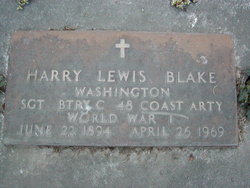 SGT Harry Lewis Blake 
