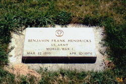 Benjamin Franklin “Frank” Hendricks 