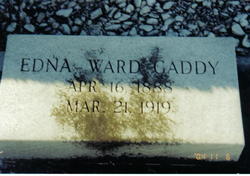 Sarah Edna <I>Ward</I> Gaddy 