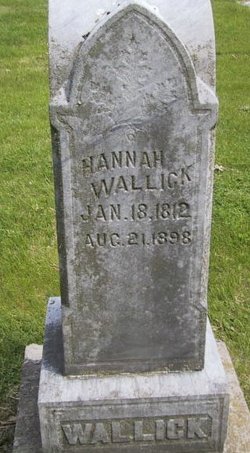 Hannah <I>Uhl</I> Wallick 