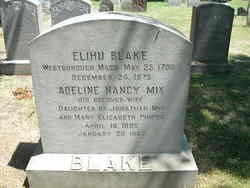 Adeline Nancy <I>Mix</I> Blake 